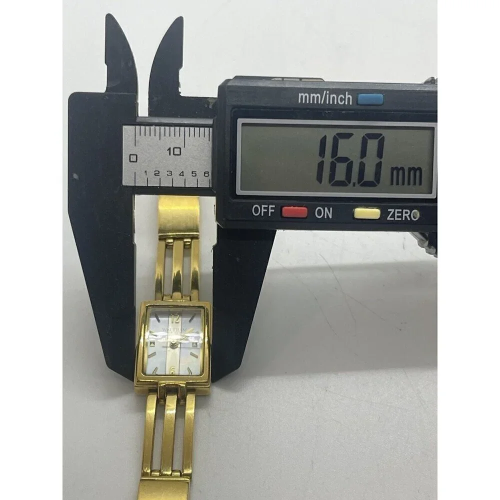 Waltham New York Quartz Women's Watch Gold Tone Stainless Steel WNY036 MOP